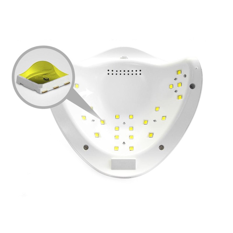 Лампа для манікюру Sun 5 ультрафіолетова LED 48W White (3_01292)