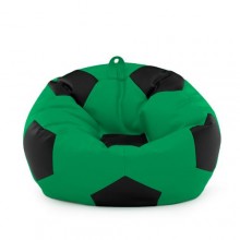 Крісло мішок М'яч Оксфорд 100см Студія Комфорту Розмір Стандарт Зелений + Чорний