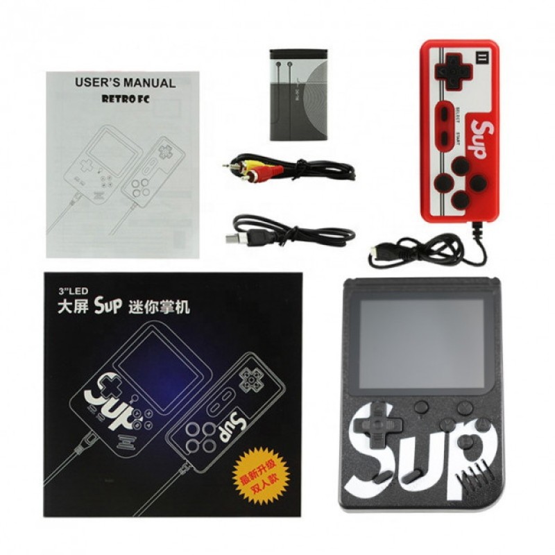 Приставка Sundy SEGA 8bit SUP Game Box із джойстиком 400 ігор Чорна (SMT193252109)