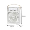 Портативний настільний міні-кондиціонер зволожувач Arctic Air Cooler 4в1 Fan LED Білий