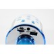 Бездротовий Bluetooth мікрофон для караоке Wster ws-858 зі зміною голосу портативний USB-мікрофон Синій