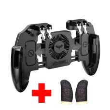 Бездротовий геймпад тригер для смартфонів Union PUBG Mobile M 11 з вентилятором та акумулятором на 800 mAh + напальчники