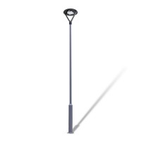 Комплект світильник світлодіодний парковий Lightwell LW-GL-50FT та стовп парковий сірий 4 м