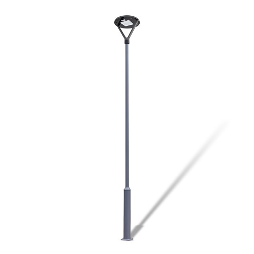 Комплект світильник світлодіодний парковий Lightwell LW-GL-50FT та стовп парковий сірий 4 м Комплект світильник світлодіодний парковий Lightwell LW-GL-50FT та стовп парковий сірий 4 м