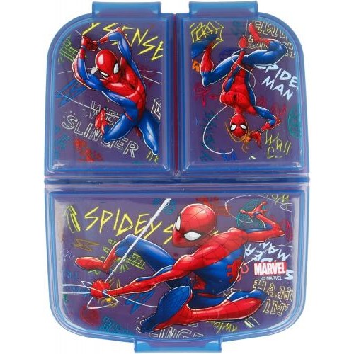 Ланч-бокс на 3 відділення Stor Spider-Man (37920) в інтернет супермаркеті PbayMarket!