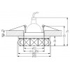 Точковий світильник Candellux SK-83 Хром (2232652)