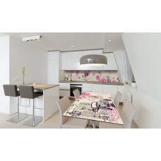 Наклейка вінілова на стіл Zatarga «Роза Гламур» 650х1200 мм Z180762/1st