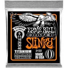 Струни для електрогітари Ernie Ball 3122 Regular Slinky Titanium Coated Strings 9/46