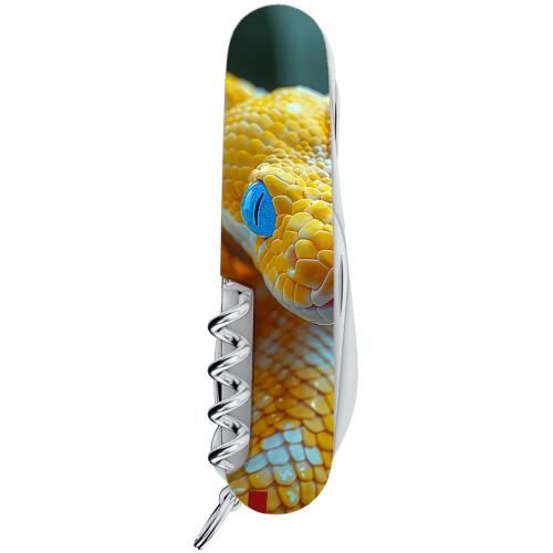 Складаний ніж Victorinox Mountaineer Animal 91 мм 19 функцій Змій (1.3743.7_F1050pw) Складаний ніж Victorinox Mountaineer Animal 91 мм 19 функцій Змій (1.3743.7_F1050pw)