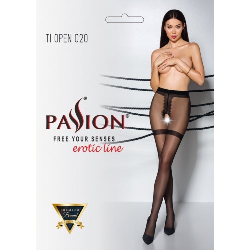 Колготки з відкритим доступом, імітація панчіх Passion TIOPEN 020 black 3/4 (20 den) в інтернет супермаркеті PbayMarket! Колготки з відкритим доступом, імітація панчіх Passion TIOPEN 020 black 3/4 (20 den) в інтернет супермаркеті PbayMarket!
