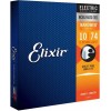 Струни для електрогітари Elixir 12062 Nanoweb Nickel Plated Steel 8-String Light 10/74