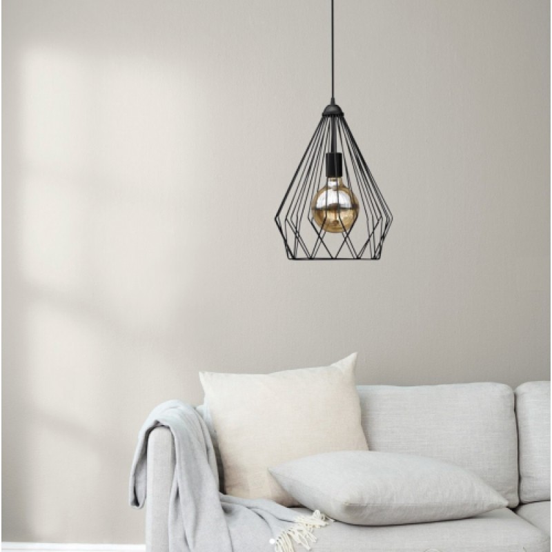 Світильник підвісний у стилі лофт MSK Electric Silvia NL 430 BK