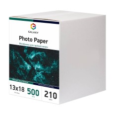 Фотопапір Galaxy 210 г/м2 матовий 13x18 см Білий 500 шт