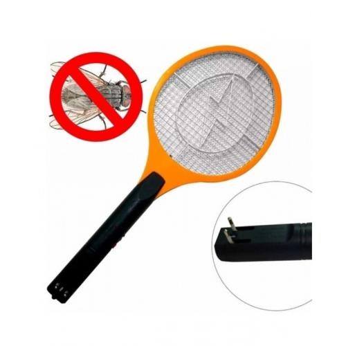 Електрична мухобойка Mosquito Rechargeable hitting Swatter Чорно-помаранчевий Електрична мухобойка Mosquito Rechargeable hitting Swatter Чорно-помаранчевий