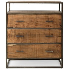 Комод Loft NS-244 1080x900x400 мм Чорний