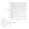 Панель стінова 3D Sticker Wall 700х770х3 мм Білий (D) SW-00002262