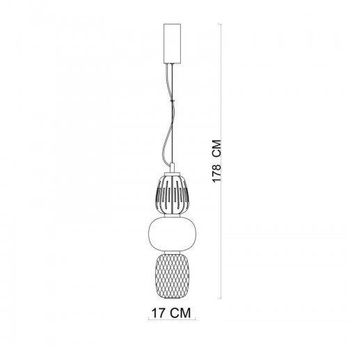Люстра Italux Eris Хром (PND-98374-28W-CH)