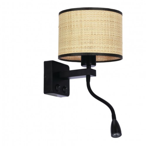 Бра Candellux Polo 18x44 см Чорний (21-27641) Бра Candellux Polo 18x44 см Чорний (21-27641)
