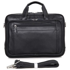 Сумка чоловіча Vintage 14398 для ноутбука 17 дюймів Чорна, Чорний