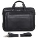 Сумка чоловіча Vintage 14398 для ноутбука 17 дюймів Чорна, Чорний