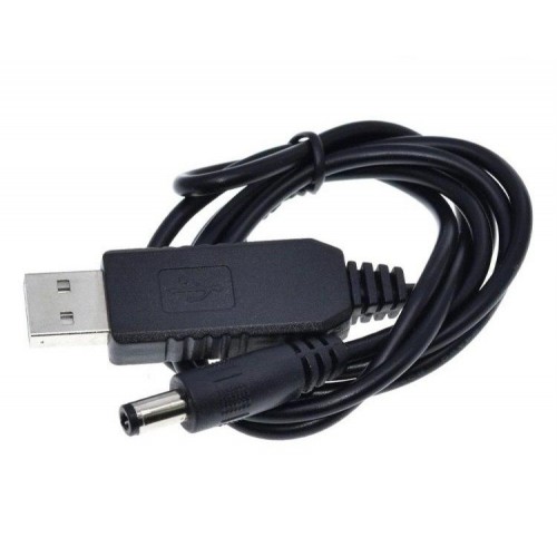 Кабель для живлення роутера від Power Bank Mine USB DC 12V 1 м Чорний (hub_8i5njv) в інтернет супермаркеті PbayMarket!