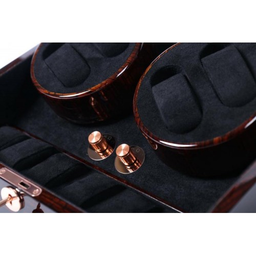 Шкатулка Salvadore для підзаводу 4 годинників 031/GF/F/5L 2x4+ Коричневий Шкатулка Salvadore для підзаводу 4 годинників 031/GF/F/5L 2x4+ Коричневий