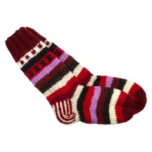 Шкарпетки теплі Тапа Kathmandu вовна яка M Різнокольорові візерунки (27266)