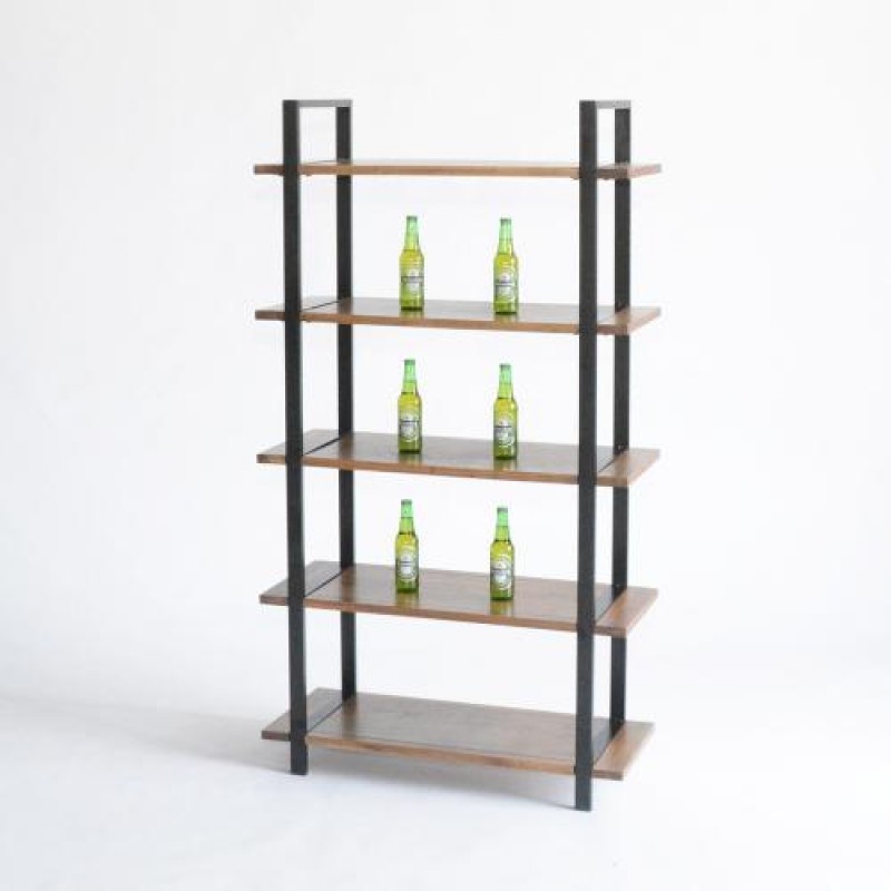 Стелаж для зберігання в стилі Loft NS-1671 1680x900x350 мм Черный