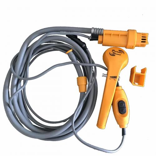 Душ портативний автомобільний душ iCamp 12 В від прикурювача Жовто-сірий (Н051109)