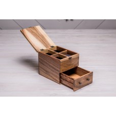 Універсальна коробочка для зберігання наручних годинників ecoWalnut 14.9х18х14.1 см