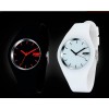 Наручний годинник жіночий Skmei Rubber Black 9068 Чорний (366)