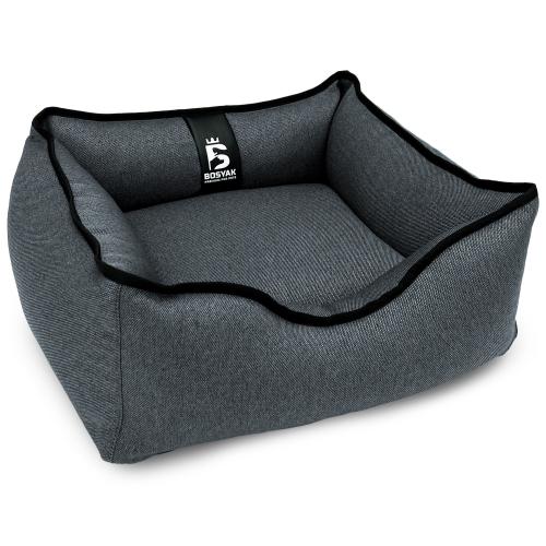 Лежак ліжко для собак та котів EGO Bosyak Рогожка XS 50x45 Сірий (спальне місце для собак та котів) Лежак ліжко для собак та котів EGO Bosyak Рогожка XS 50x45 Сірий (спальне місце для собак та котів)