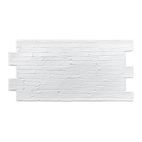Декоративна панель ПВХ під білий камінь 960х480х4мм SW-00001840 Sticker Wall Декоративна панель ПВХ під білий камінь 960х480х4мм SW-00001840 Sticker Wall