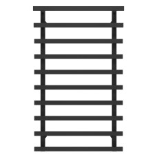 Рушникосушарка водяна Breeze П10 500x1000 Deffi Чорний (A.BZ.100.50.10.B.A)