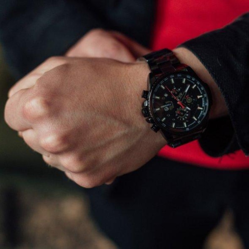 Чоловічий наручний годинник Forsining Finance Чорний (1313335112)