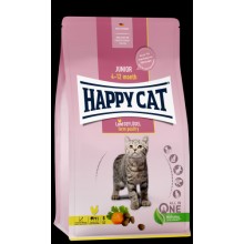 Сухий корм для кошенят з 4 до 12 місяців з чутливим травленням Happy Cat Geflugel з птицею 10 кг