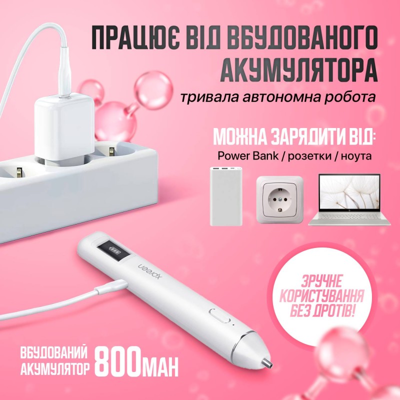 Електрокоагулятор плазмовий прилад для видалення папілом бородавок апарат (плазмова ручка) XPREEN 061