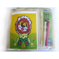 Набір Універсал для «килимової вишивки» 2 голки «Левеня» Різнокольоровий (37) Набір Універсал для «килимової вишивки» 2 голки «Левеня» Різнокольоровий (37)