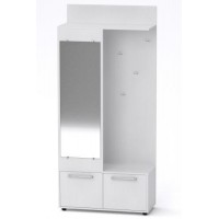 Передпокій з нішою Компанит Ірма 90х38х200 см Альба білий