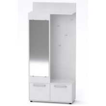 Передпокій з нішою Компанит Ірма 90х38х200 см Альба білий