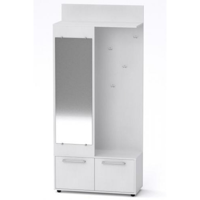 Передпокій з нішою Компанит Ірма 90х38х200 см Альба білий