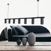 Люстра підвісна MSK Electric Tube в стилі лофт NL 2450-7 BK