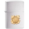 Запальничка бензинова Zippo Regular Coast GRD 5,6х3,8х1,3 см Сріблясто-золотистий  (280CG)