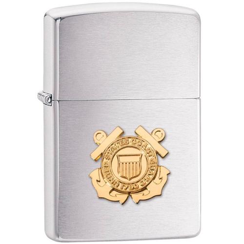 Запальничка бензинова Zippo Regular Coast GRD 5,6х3,8х1,3 см Сріблясто-золотистий  (280CG) Запальничка бензинова Zippo Regular Coast GRD 5,6х3,8х1,3 см Сріблясто-золотистий  (280CG)