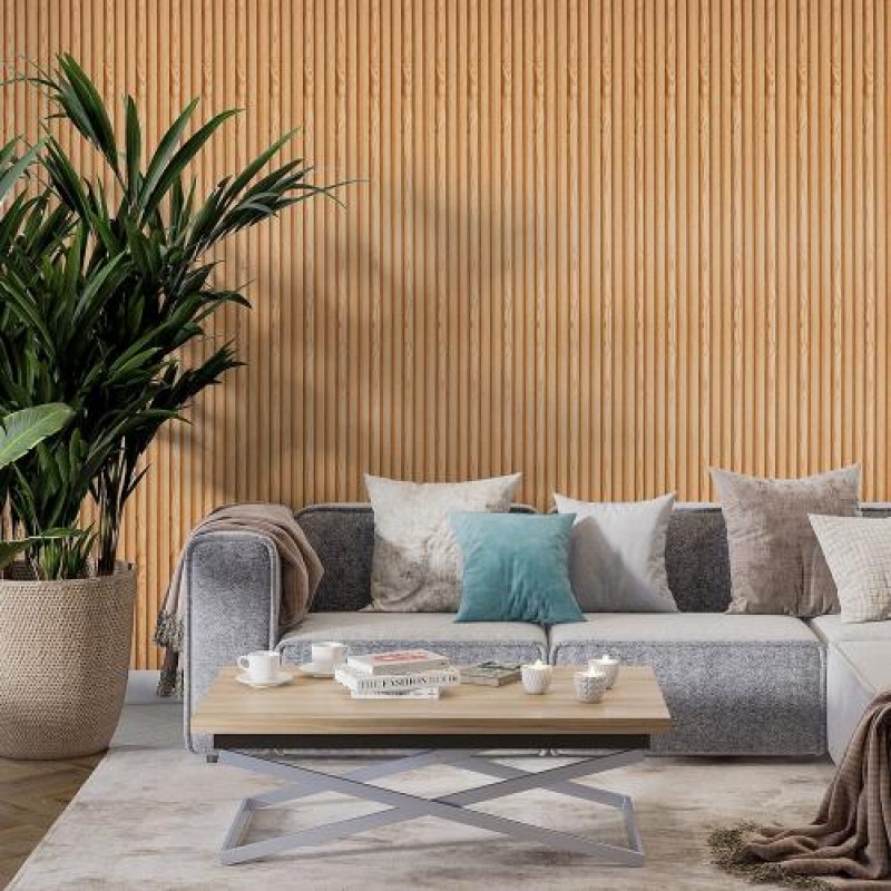 Декоративна стінова рейка Sticker Wall WPC Сосна 160x3000x23 мм (SW-00001526)