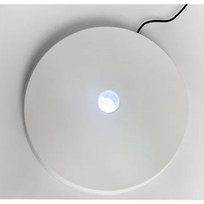 Автоматичний поворотний стіл з регулюванням швидкості обертання Heonyirry C250, діаметр 25 см, білий