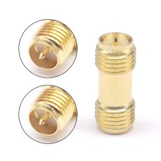 SMA перехідник з RP-SMA female на RP-SMA female зі штирьками з 2х сторін