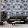 Самоклеюча декоративна 3D панель під катеринославську цеглу 3D Loft 700x770x3 мм Сірий (342-3)