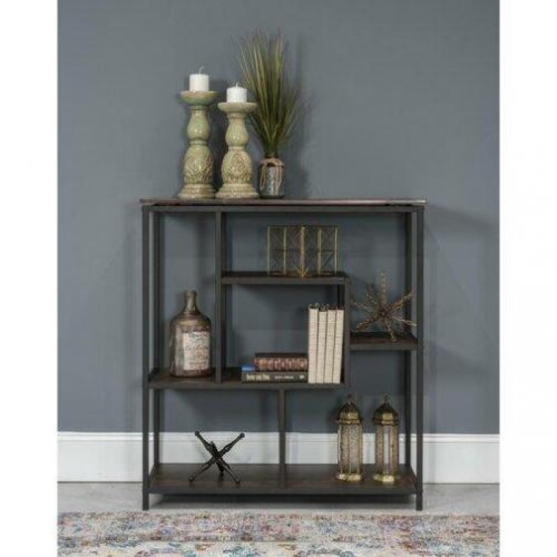 Консоль для дому в стилі Loft NS-425 930x400x300 мм Черный