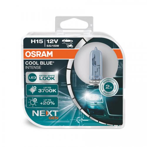 Комплект галогенових ламп Osram H15 Cool Blue Intense Next Gen 2 шт (64176CBN-HCB) в інтернет супермаркеті PbayMarket! Комплект галогенових ламп Osram H15 Cool Blue Intense Next Gen 2 шт (64176CBN-HCB) в інтернет супермаркеті PbayMarket!
